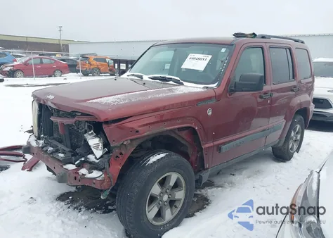 2008 Jeep Liberty Sport from USA, damaged, VIN 1J8GN28K18W126001